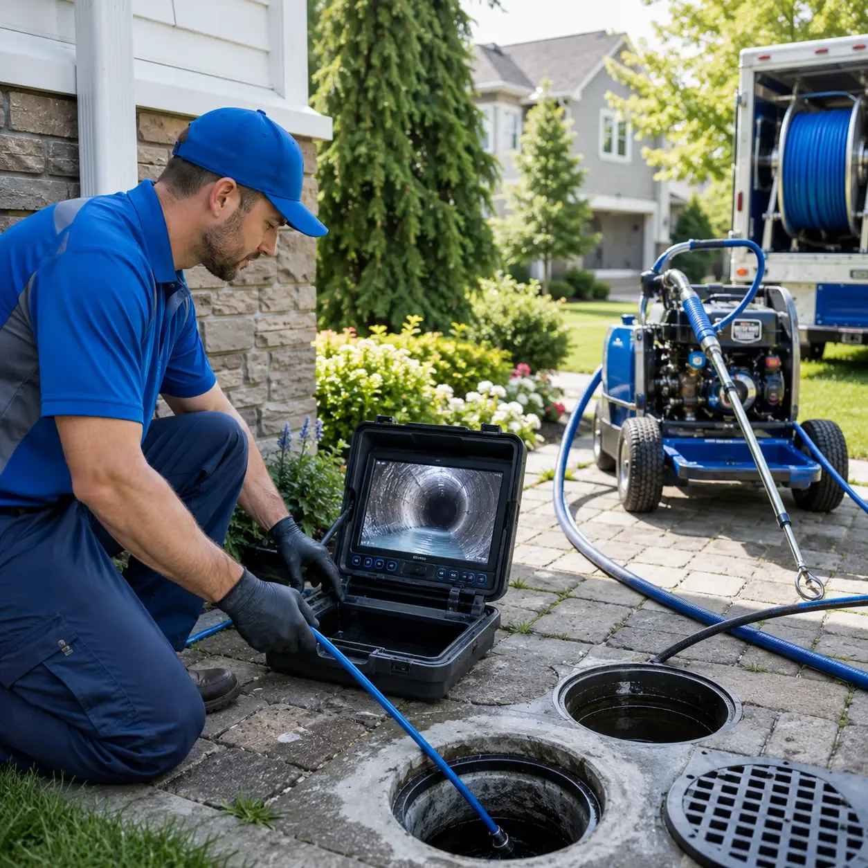 Outdoor drain cleaning professionals serving Waltonville, IL
